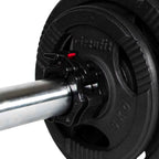 VirtuFit Olympische Gietijzeren Halterset - 170 kg - Detail