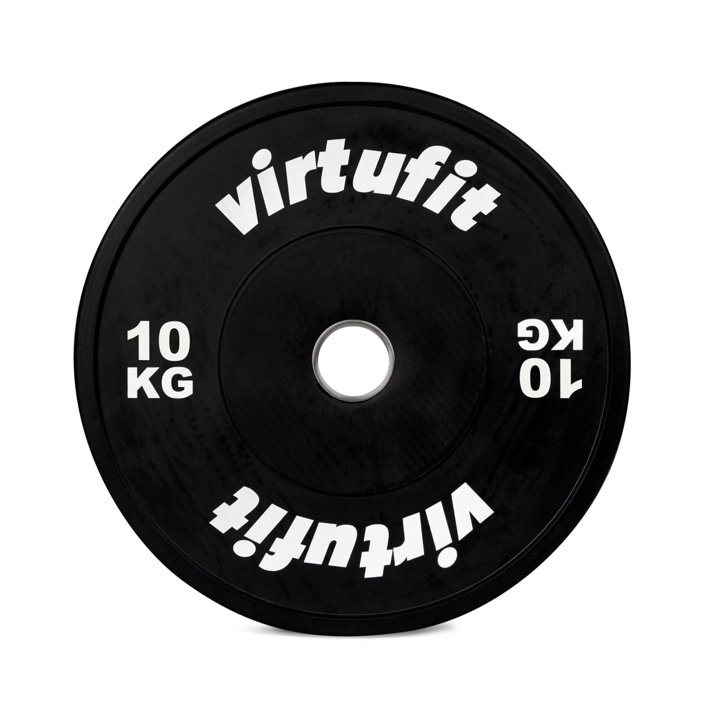VirtuFit Bumper Plate Set - Olympische Halterschijven van Rubber - 100 kg - Detail