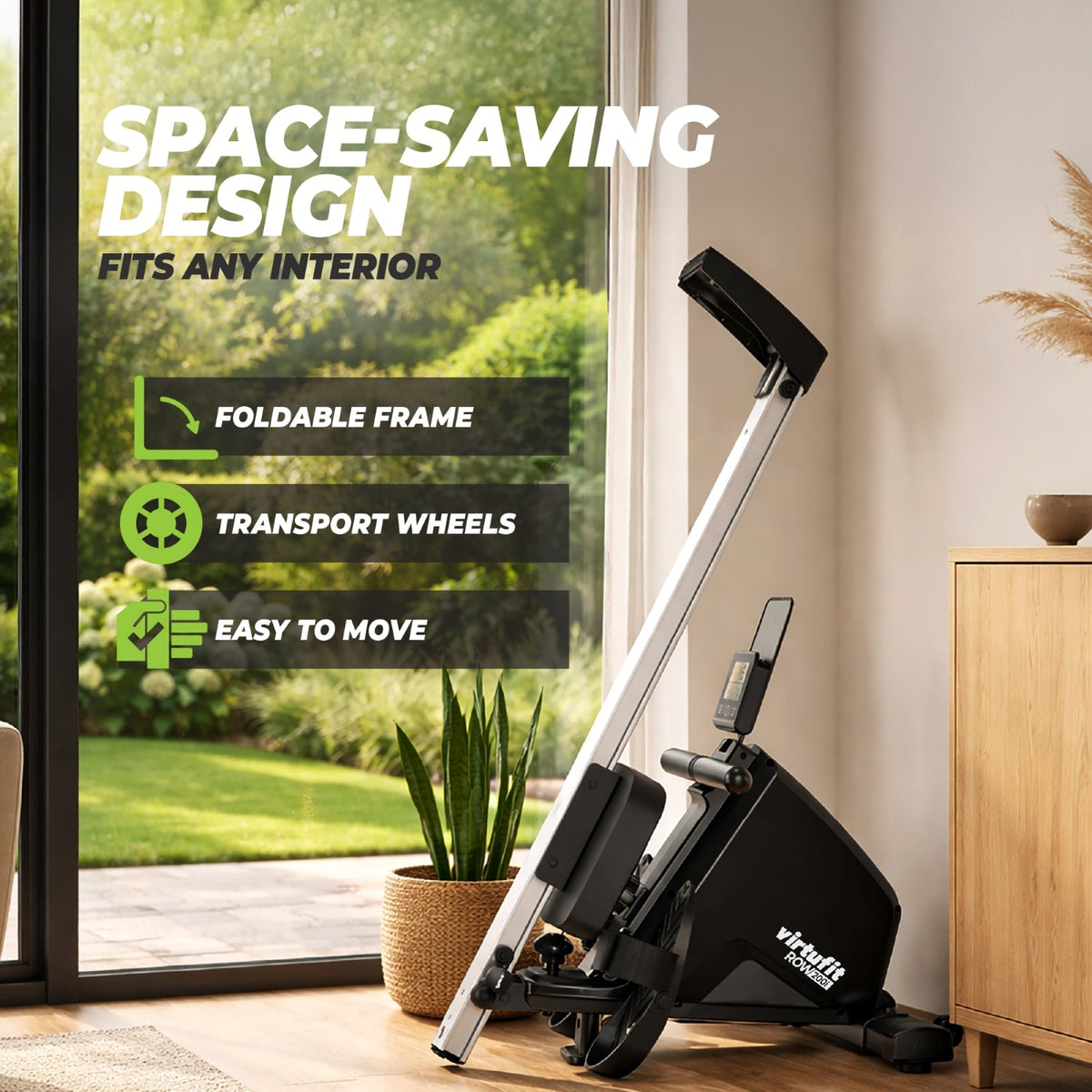 VirtuFit ROW200i Roeitrainer - Magnetische roeimachine (ROW450) - Showroommodel - Detail