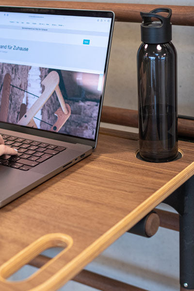 Nohrd WallBar Desk - Bureau - Eiken - Detail