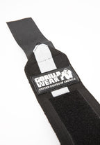 Gorilla Wear Wrist Wraps Ultra - Zwart/Wit - Detail