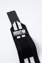 Gorilla Wear Wrist Wraps Pro - Zwart/Wit - Detail