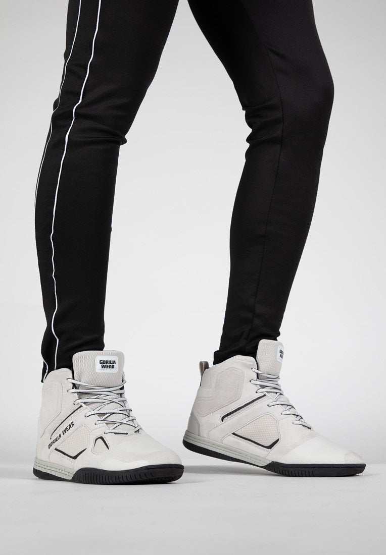 Gorilla Wear Troy High Tops Sportschoenen - Wit - Detail