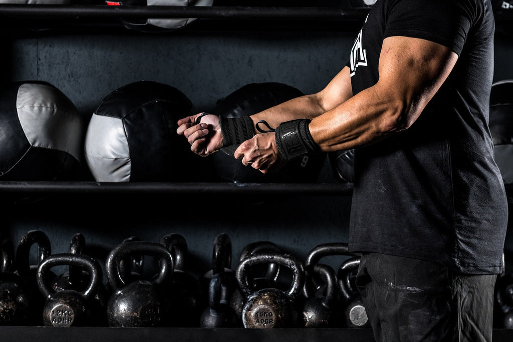 Reeva Wrist Wraps - Zwart - Detail
