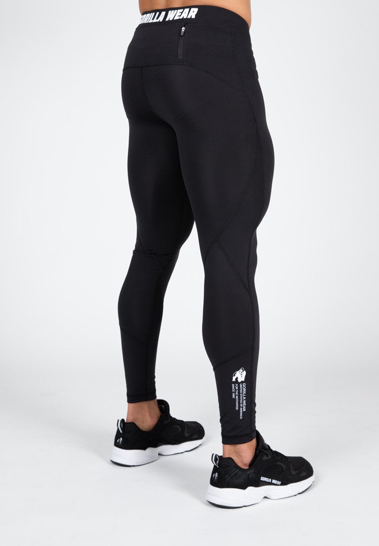 Gorilla Wear Winchester Heren Legging - Zwart - Detail