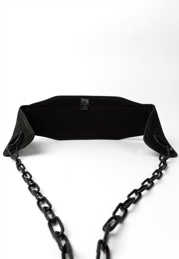 Gorilla Wear Nylon Dip Belt - Zwart - Detail