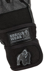 Gorilla Wear Dallas Wrist Wrap Handschoenen - Fitness Handschoenen - Zwart - Detail