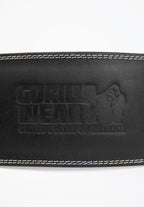 Gorilla Wear Halterriem - 6 Inch Padded Leren Lifting Belt - Zwart - Detail
