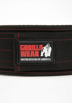 Gorilla Wear Halterriem - 4 Inch Nylon Lifting Belt - Zwart - Detail