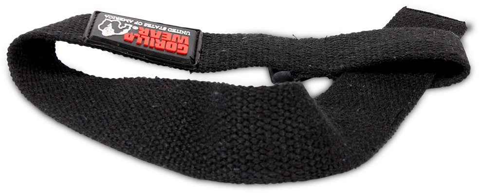 Gorilla Wear Non-Gevoerde Lifting Straps - Detailopname