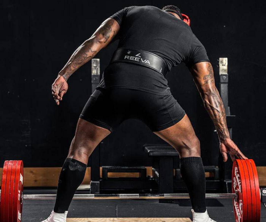 Reeva Halterriem - Carbon Leer Lifting Belt - Zwart - Afbeelding 5