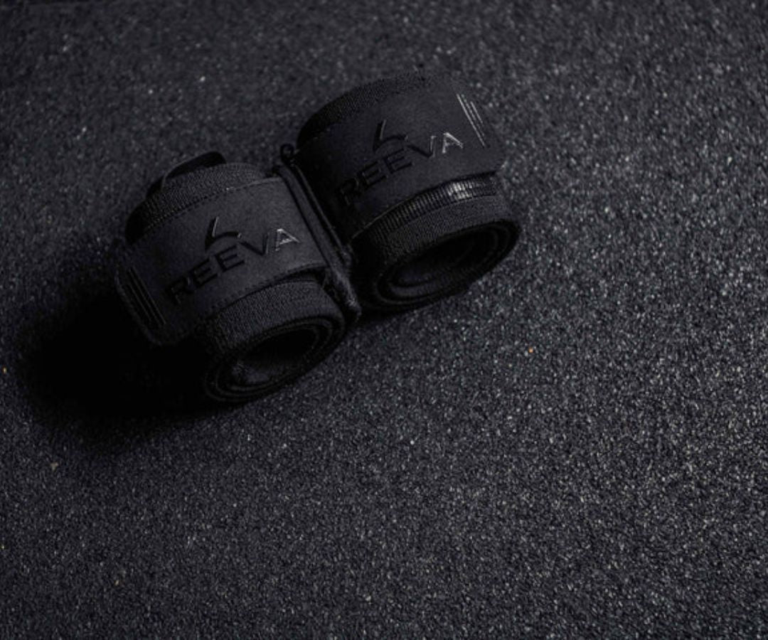 Reeva Powerlifting Wrist Wraps - 90 cm - Zwart - Afbeelding 6