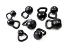 Muscle Power Gietijzeren Kettlebell - Zwart - 28 kg - In gebruik