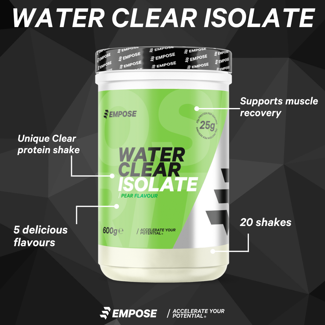 Empose Nutrition Water Clear Isolate - Proteine Ranja - Eiwit Poeder - 600 gr - Peer - Detail