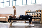 Nohrd Dumbbellset van 36 - Incl. Opbergrek - Walnoot - Detailopname