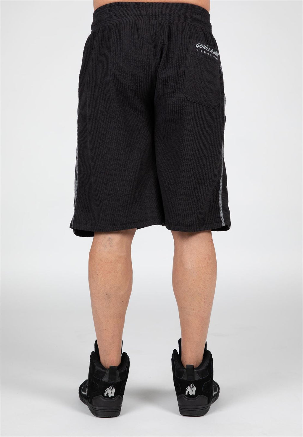 Gorilla Wear Buffalo Old School Workout Shorts - Zwart/Grijs - Afbeelding 11