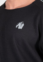 Gorilla Wear Buffalo Old School Workout T-Shirt - Zwart/Grijs - In gebruik