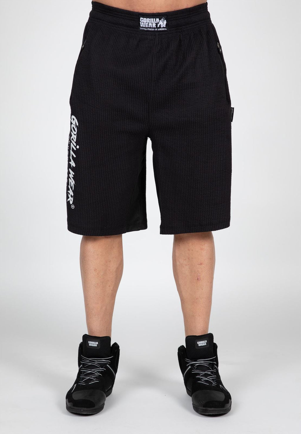 Gorilla Wear Augustine Old School Shorts - Zwart - Afbeelding 8