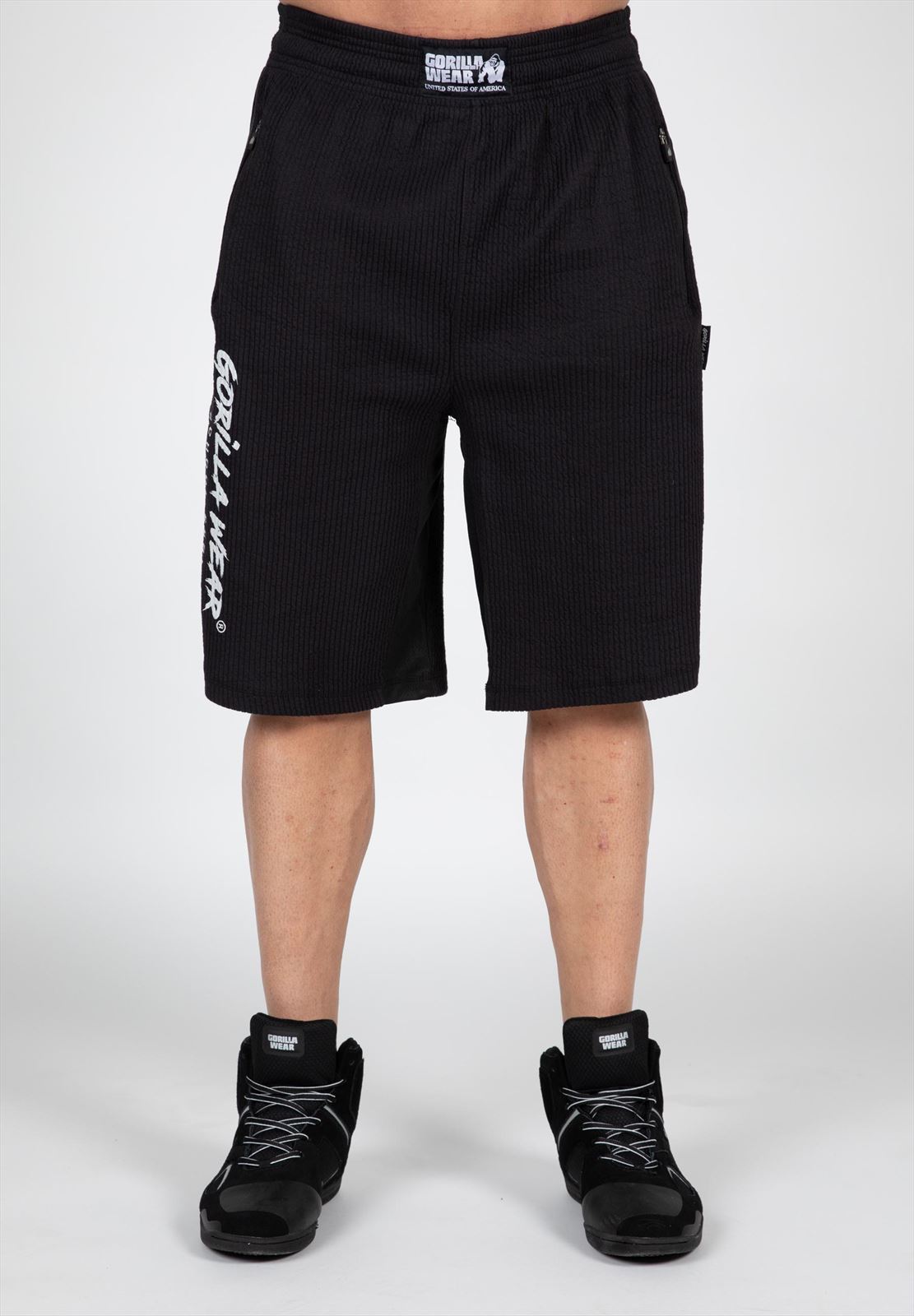 Gorilla Wear Augustine Old School Shorts - Zwart - Afbeelding 8
