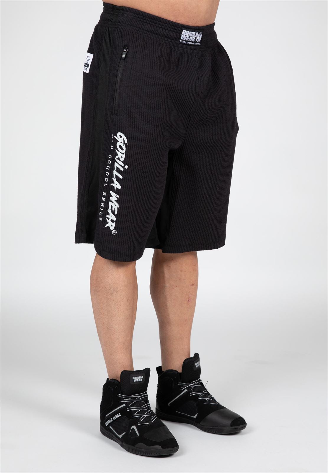 Gorilla Wear Augustine Old School Shorts - Zwart - Afbeelding 9