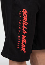 Gorilla Wear Augustine Old School Shorts - Zwart/Rood - Afbeelding 6