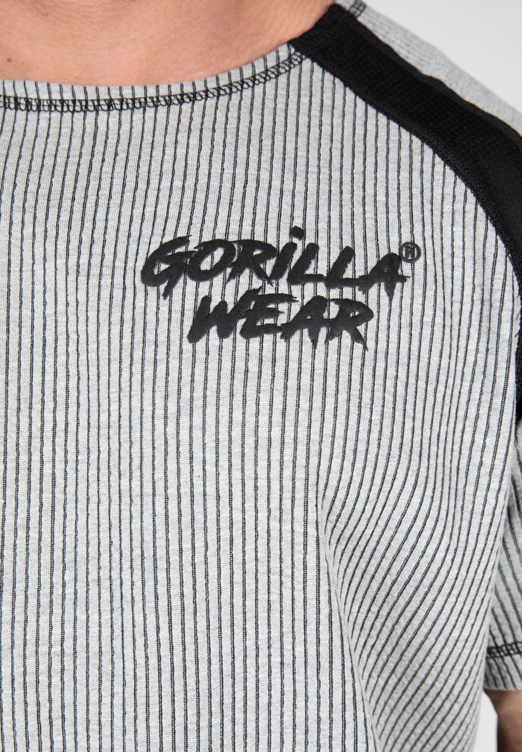 Gorilla Wear Augustine Old School Work Out Top - Grijs - Afbeelding 5