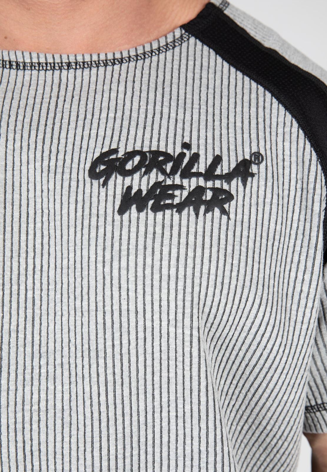 Gorilla Wear Augustine Old School Work Out Top - Grijs - Afbeelding 5