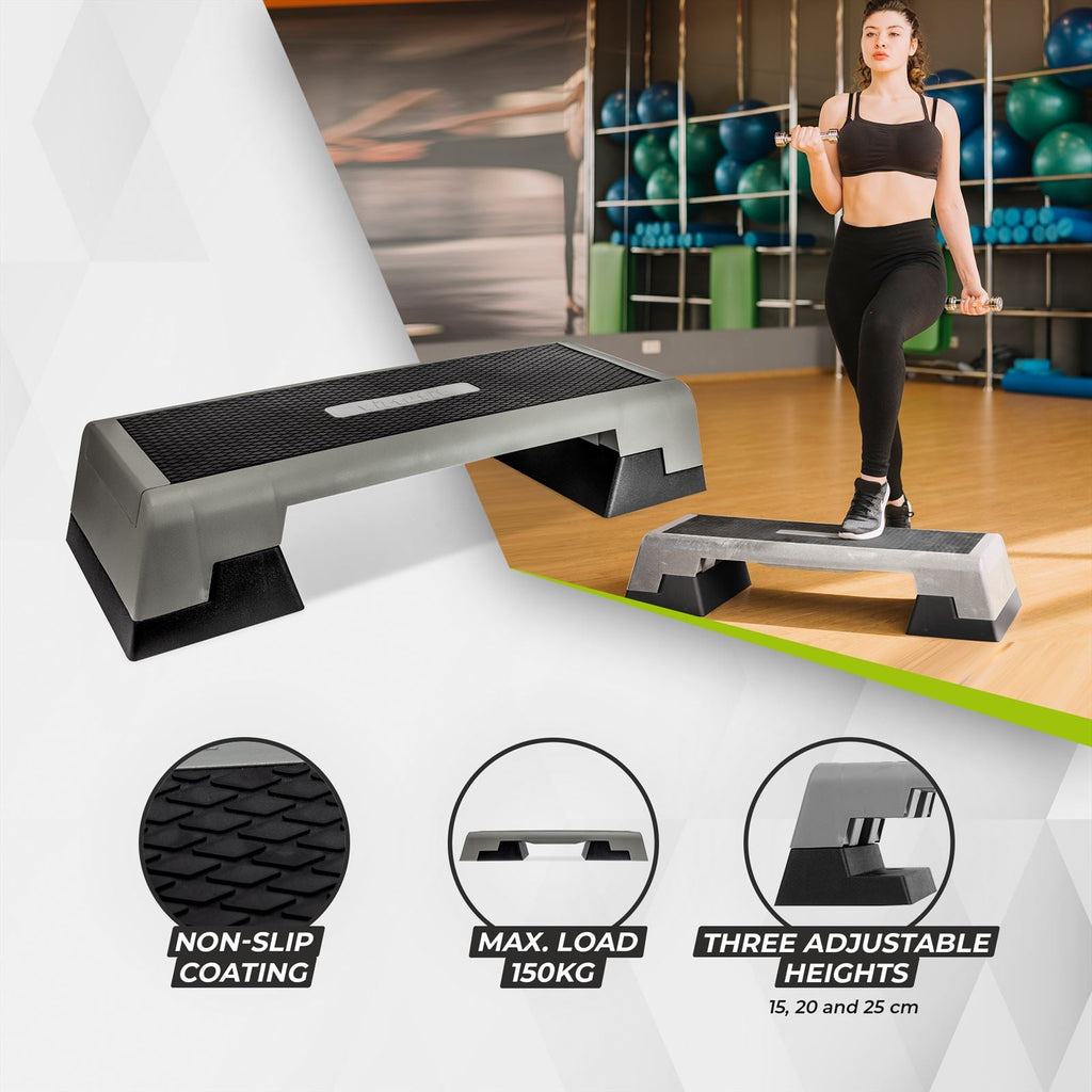 VirtuFit Professionele Verstelbare Aerobic Fitness Step/Stepper - In gebruik