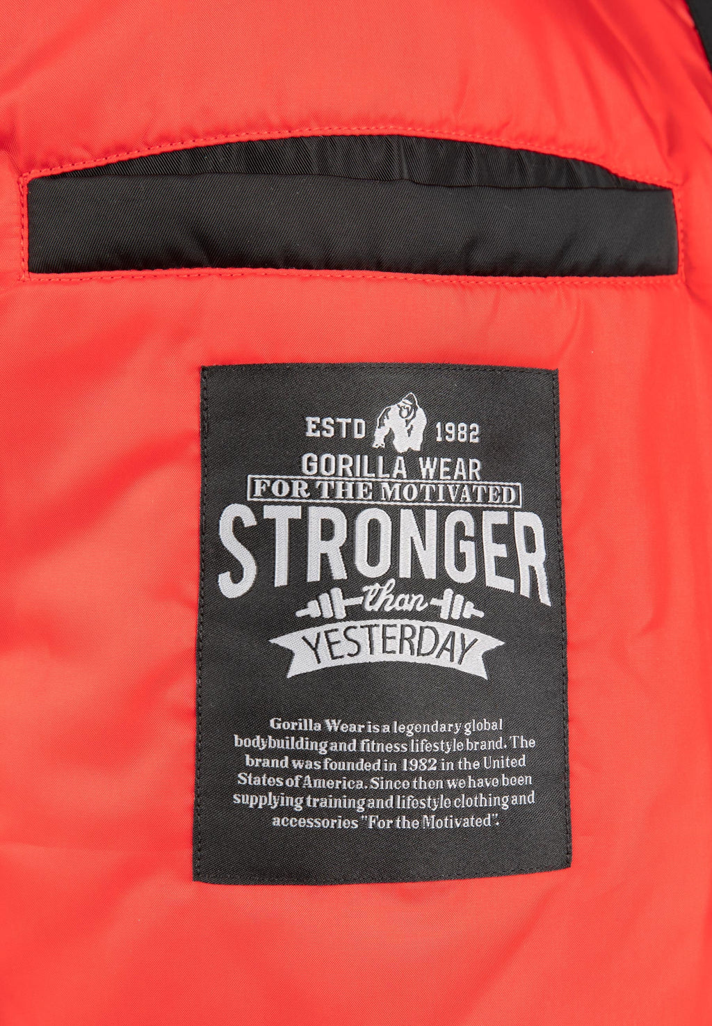 Gorilla Wear Covington Bomber Jacket - Zwart - Afbeelding 9
