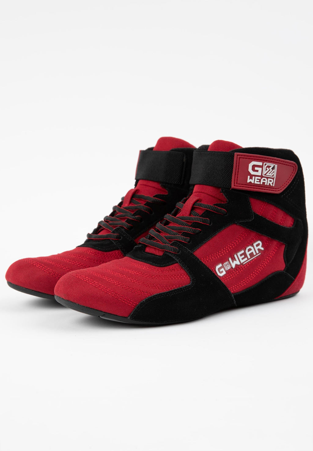 Gorilla Wear Gwear Pro High Tops Sportschoenen - Rood/Zwart - In gebruik