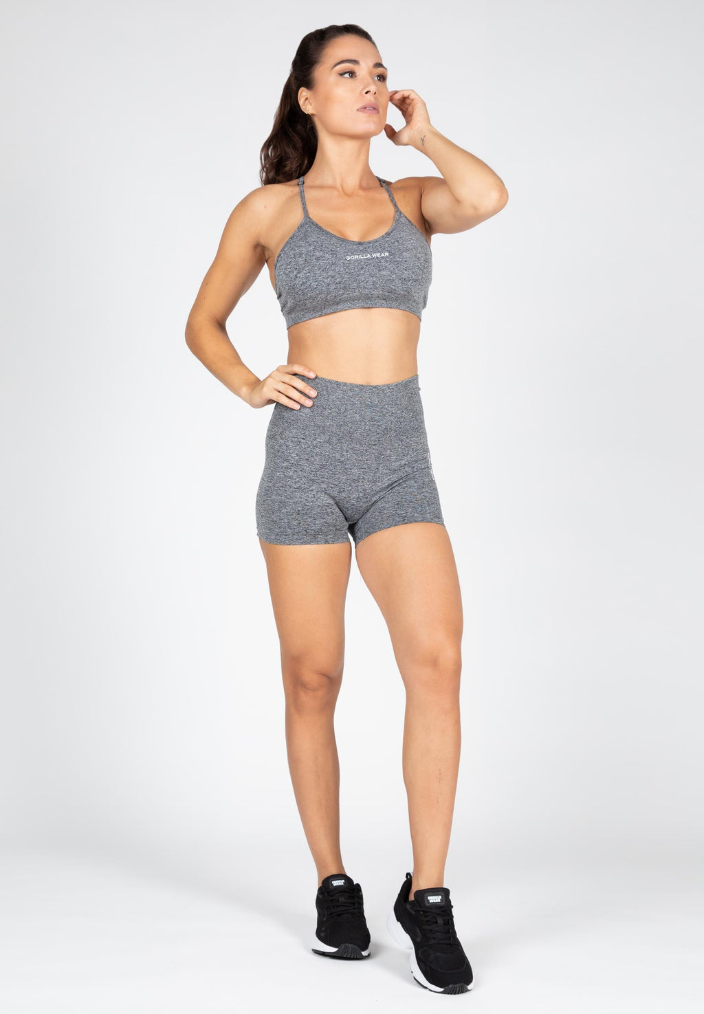 Gorilla Wear Quincy Seamless Shorts - Grijs - Afbeelding 6