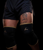 Reeva Powerlifting Knee Sleeves - Knie Bandages - 7 mm - Goud - Afbeelding 5