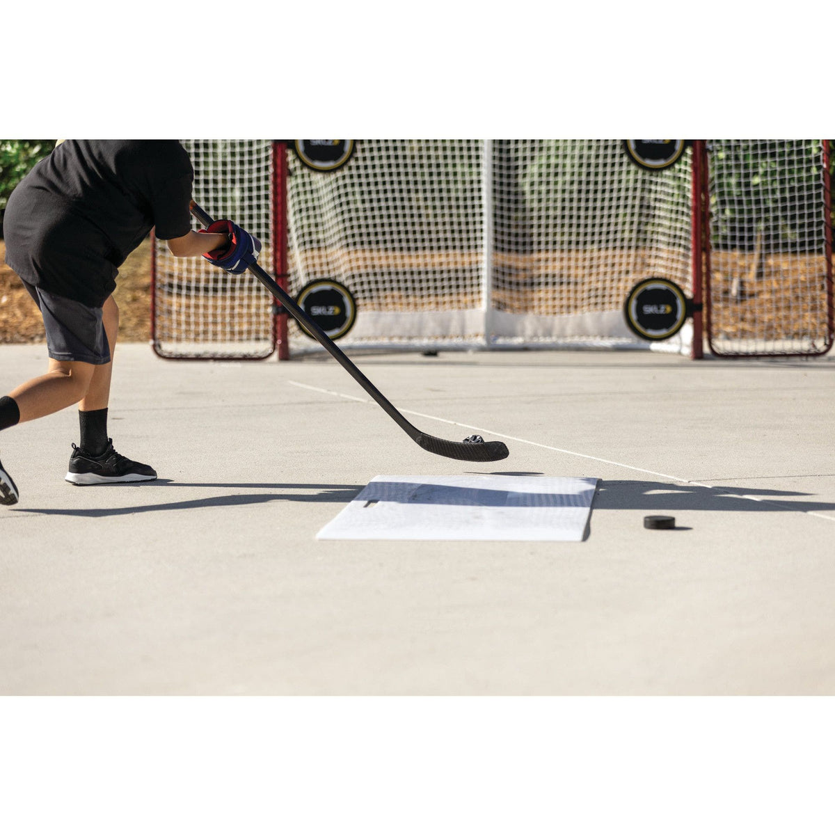 SKLZ Shooting Pad - voor IJshockey - In gebruik
