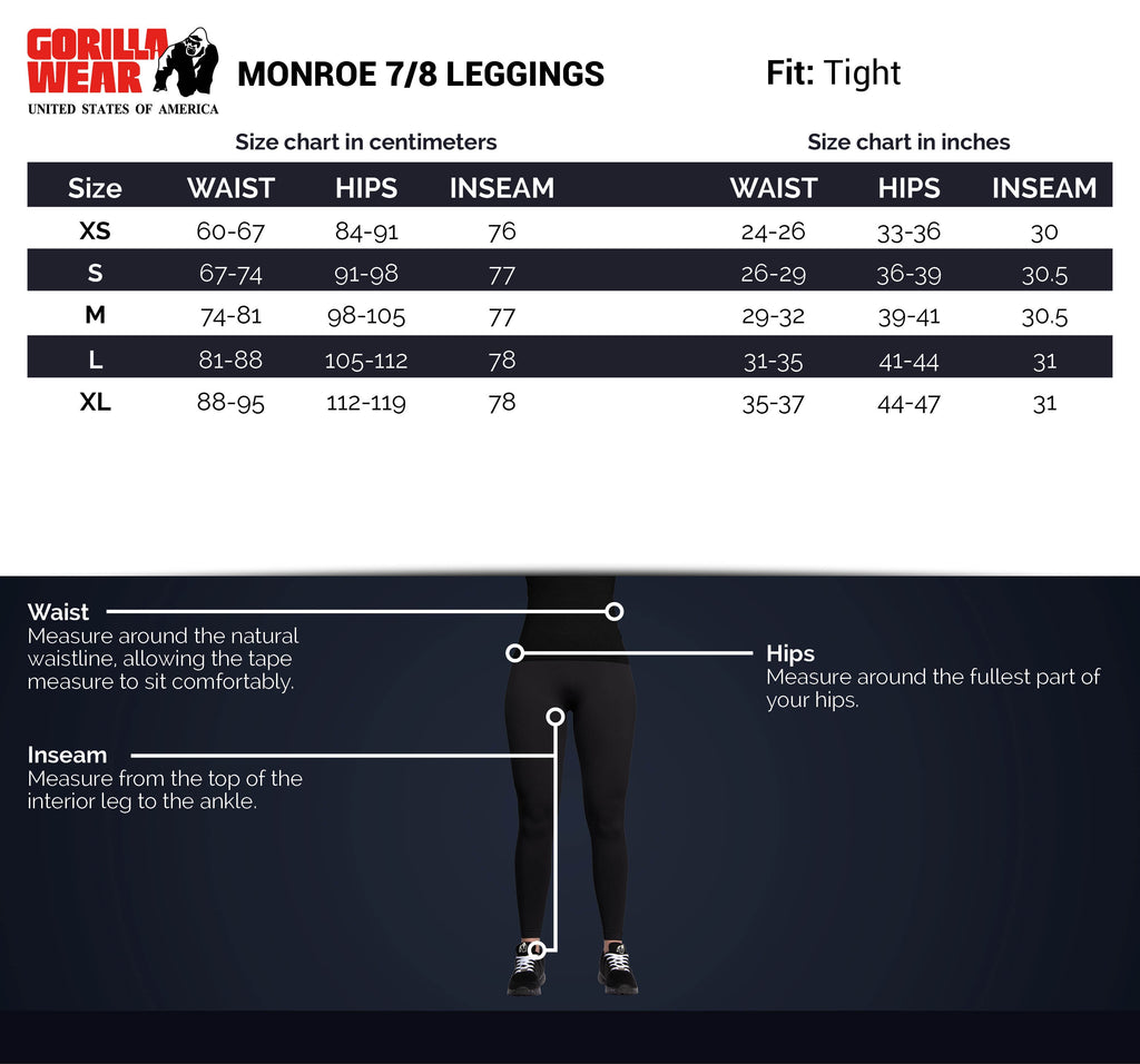 Gorilla Wear Monroe 7/8 Leggings - Grijs - Afbeelding 10