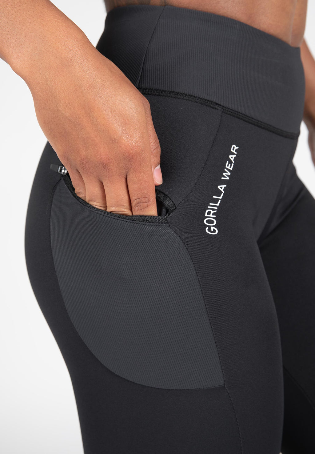 Gorilla Wear Monroe 7/8 Leggings - Zwart - Afbeelding 6