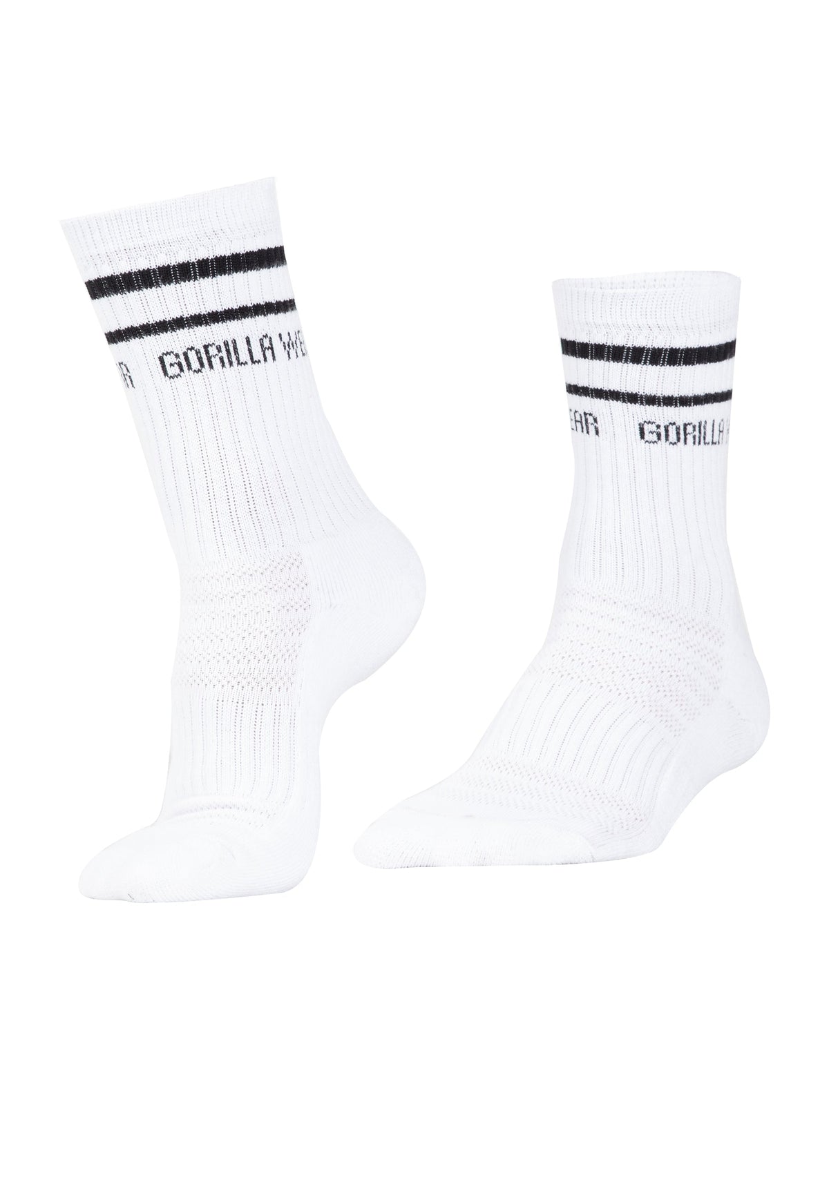 Gorilla Wear Crew Sokken 2-Pack - Wit - Afbeelding 5
