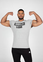 Gorilla Wear Murray T-shirt - Grijs Gemêleerd - In gebruik