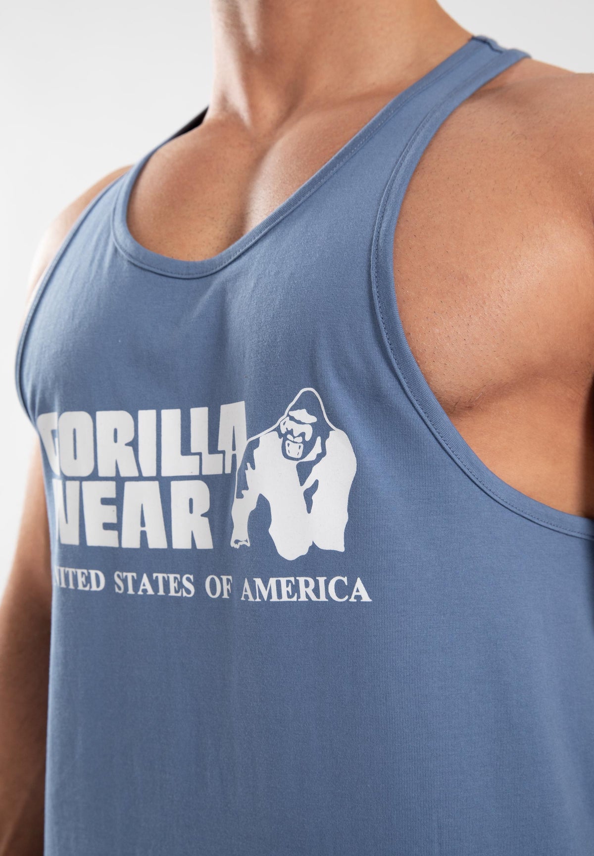 Gorilla Wear Classic Tank Top - Coronet Blauw - Afbeelding 5