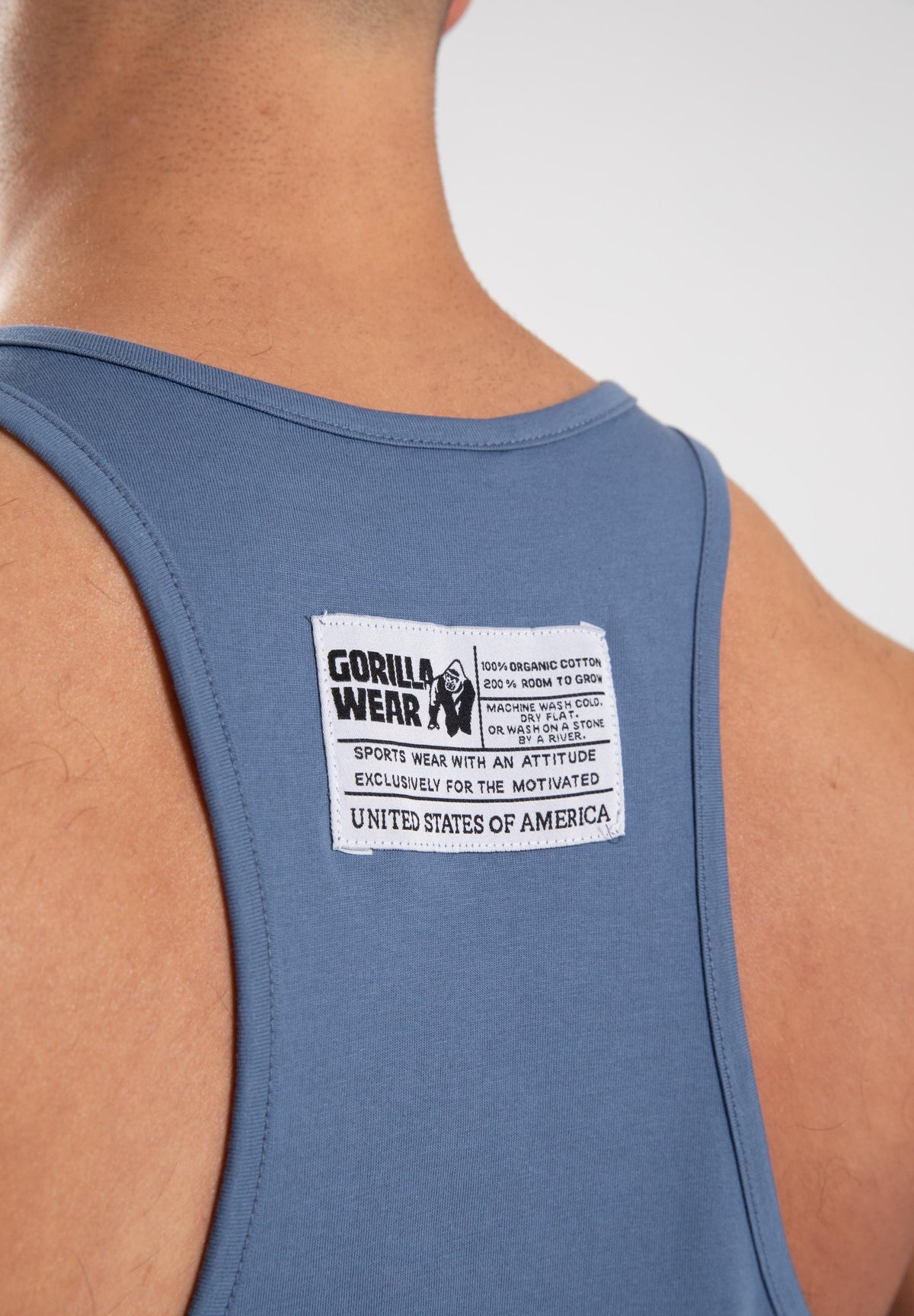 Gorilla Wear Classic Tank Top - Coronet Blauw - Afbeelding 6