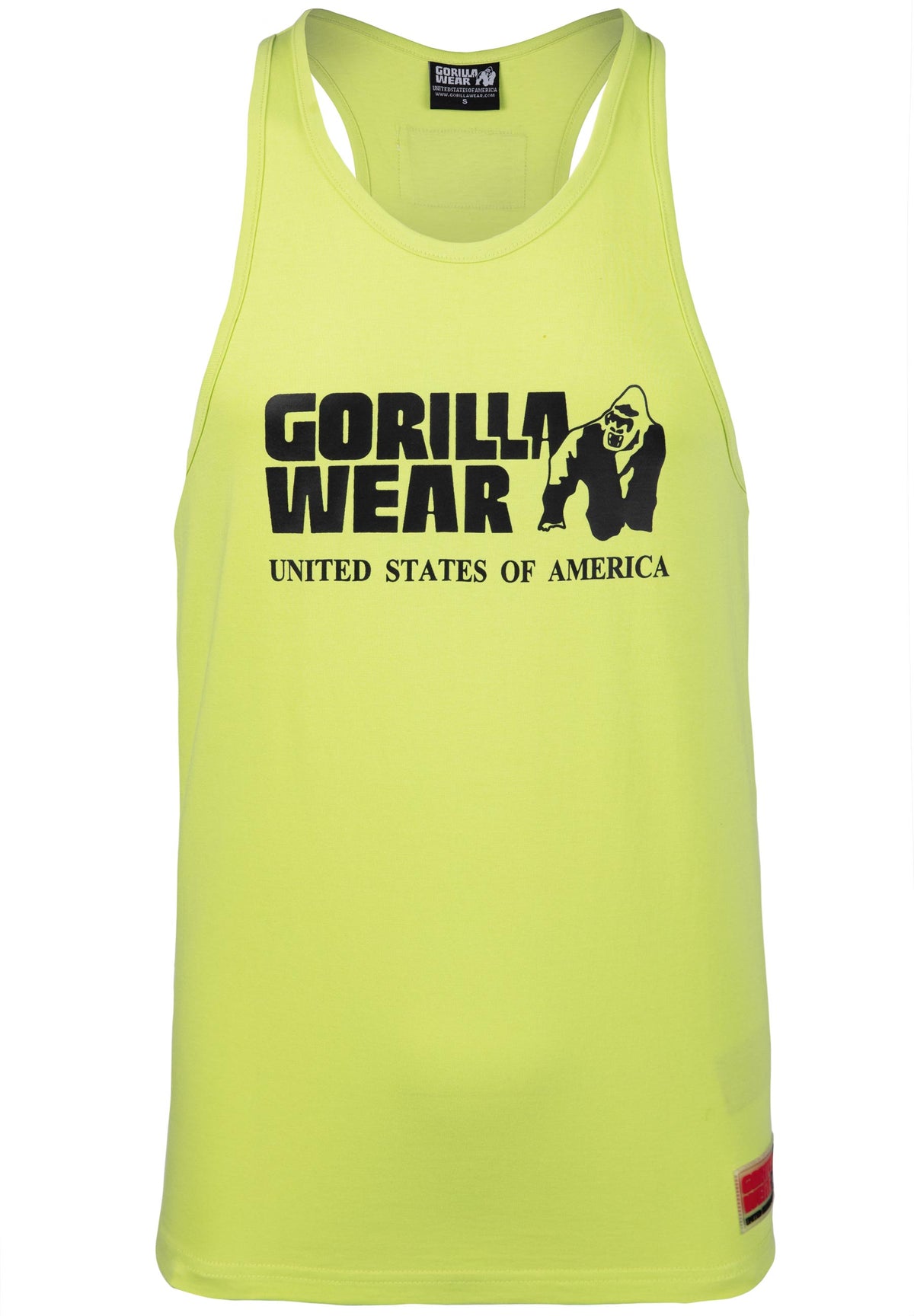Gorilla Wear Classic Tank Top - Wild Lime - Afbeelding 7