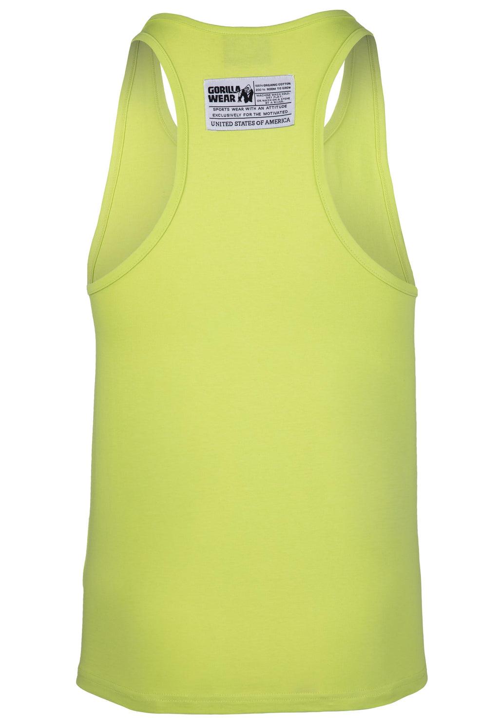 Gorilla Wear Classic Tank Top - Wild Lime - Afbeelding 8