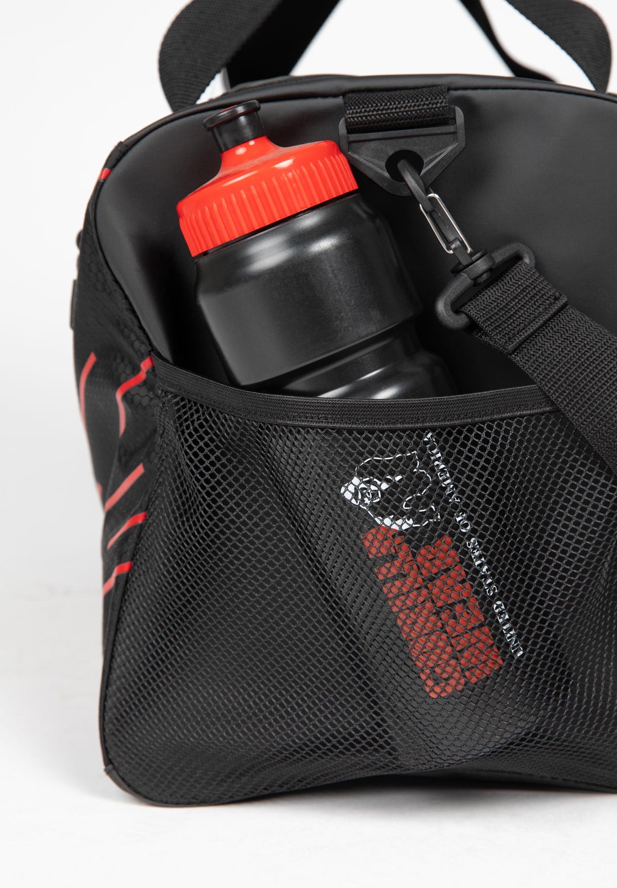 Gorilla Wear Ohio Gym Bag - Sporttas - Zwart/Rood - Afbeelding 5