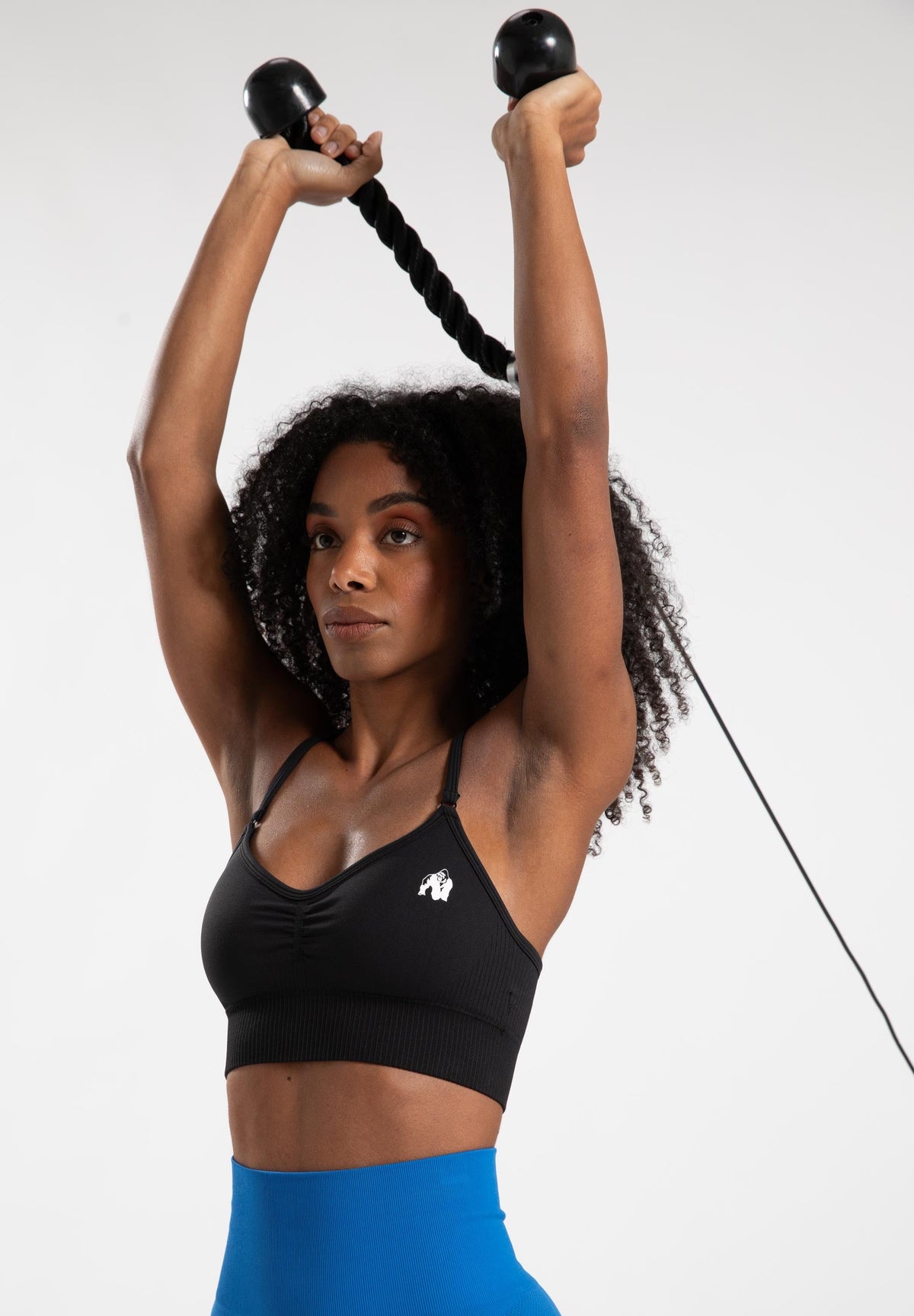 Gorilla Wear Olivia Seamless Sportbeha - Zwart - Afbeelding 5