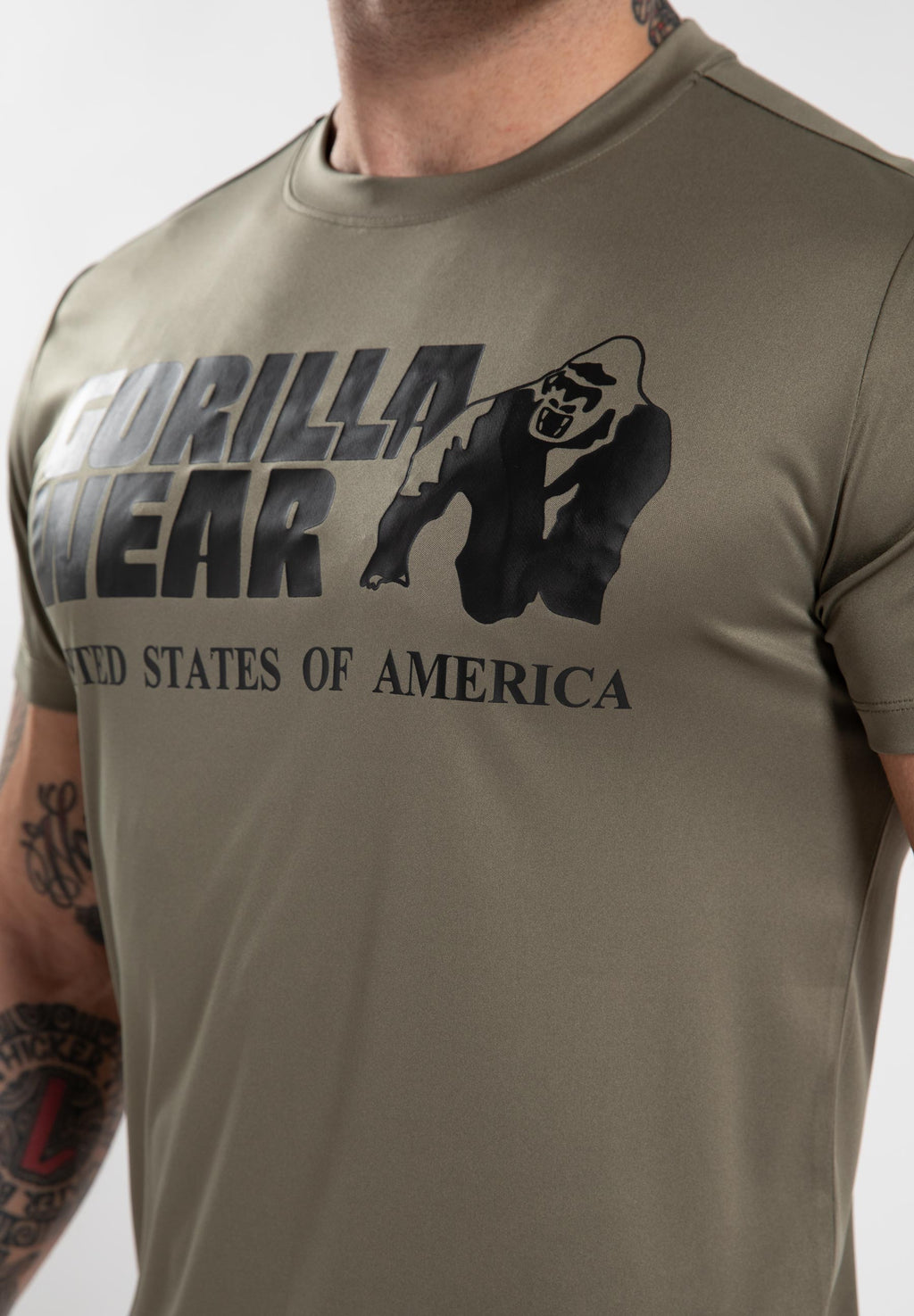 Gorilla Wear Classic Training T-shirt - Legergroen - Afbeelding 5