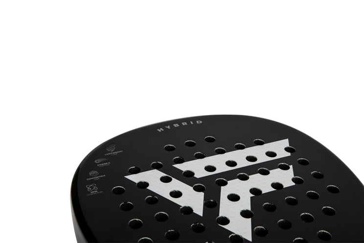 VirtuFit Hybrid Padel Set - Zwart - Silver - In gebruik