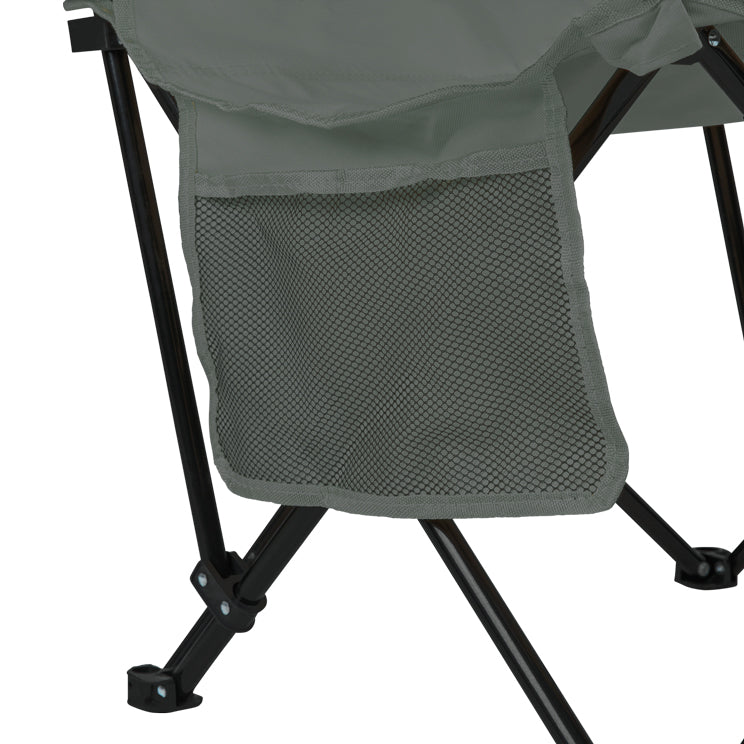 VirtuFit Opvouwbare Camping Stoel - Grijs - Set van 2 - Afbeelding 5