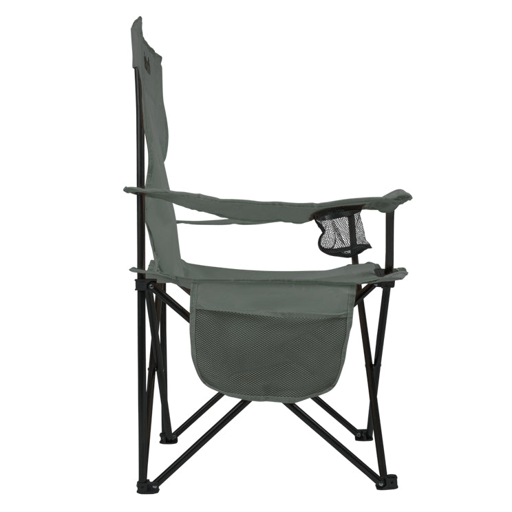 VirtuFit Opvouwbare Camping Stoel - Grijs - Set van 2 - Detail
