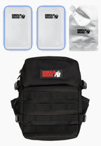 Gorilla Wear Clyde Meal Prep Rugzak - Sporttas - Zwart - Achteraanzicht
