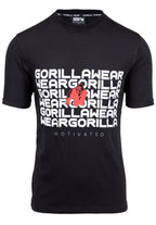 Gorilla Wear Bradley T-shirt - Zwart - In gebruik