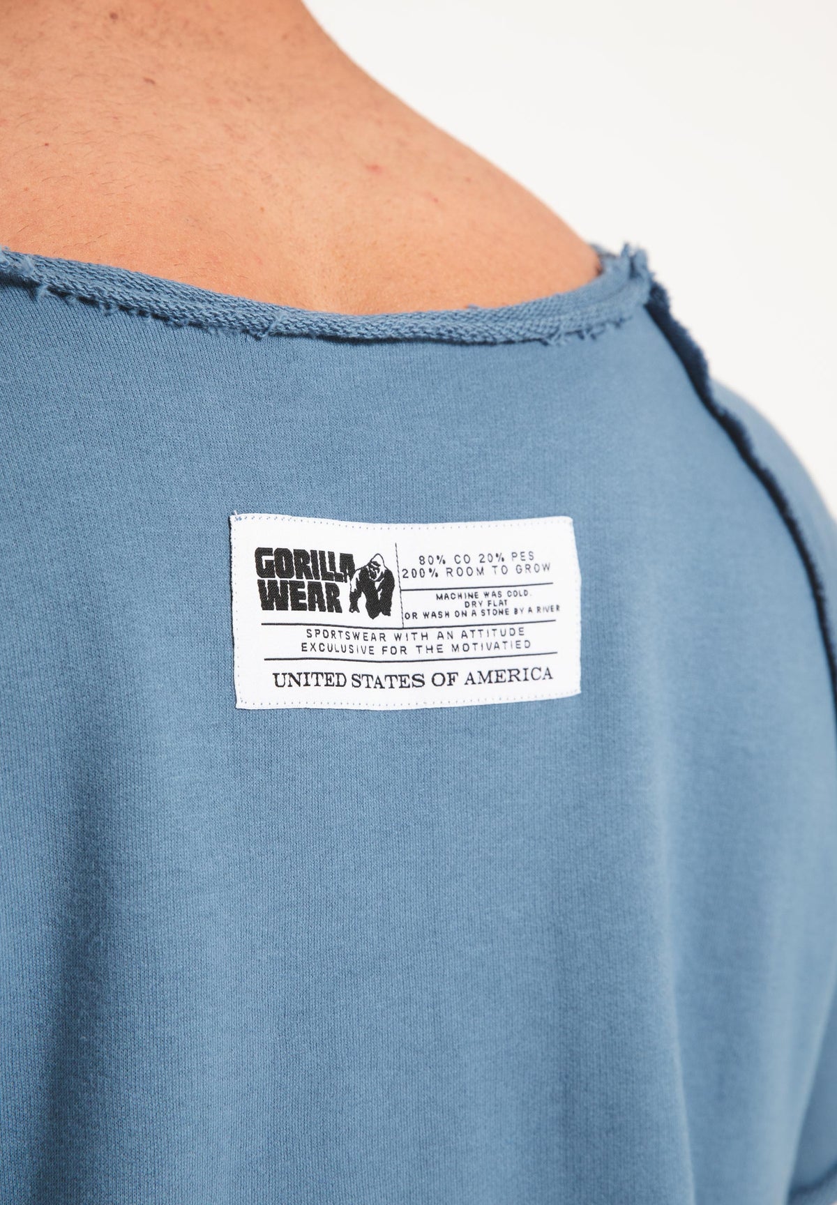 Gorilla Wear Classic Work Out Top - Coronet blauw - Afbeelding 7
